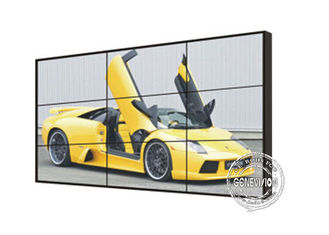 Panneaux de mur visuels de Signage de HD Digital, mur visuel 3*3 de bord étroit d'affichage à cristaux liquides ou 4*4 46 inch~55 pouce 1.8mm