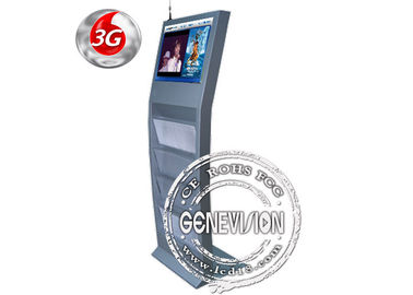 appui interactif 3G, connexion internet de kiosque de support de journal de kiosque de l'écran tactile 15inch de WIFI