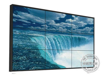 Fonction visuelle d'épissure de l'affichage à cristaux liquides TV Multiscreen de mur de Signage professionnel fixé au mur de Digital