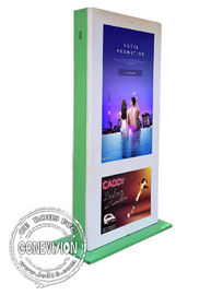 Kiosque capacitif de la publicité d'affichage à cristaux liquides d'écran tactile de film de Signage électronique extérieur de 55 pouces
