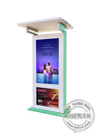 plancher extérieur promotionnel de Signage d'Android Digital de 55 pouces tenant le kiosque interactif d'affichage à cristaux liquides d'écran tactile extérieur imperméable