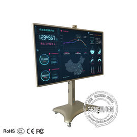 Tableau blanc interactif d'écran tactile d'affichage à cristaux liquides de médias multi