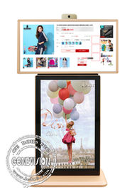 T- Totem sans fil de la publicité d'affichage à cristaux liquides de caméra de Signage de Digital d'écran tactile d'Android 5,1 de style