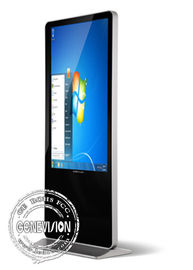 55 kiosque de publicité d'Android 7,1 de style d'IPhone de Signage de Wifi Digital d'écran tactile de pouce