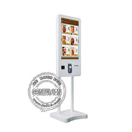 Kiosque de commande de moniteur d'écran tactile de service d'individu 32 pouces avec le scanner/imprimante de QR