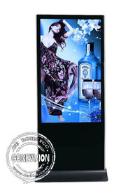 Pouce du totem 49 de la publicité d'affichage à cristaux liquides de kiosque d'écran tactile d'IR Android 7,1 avec HDMI dedans
