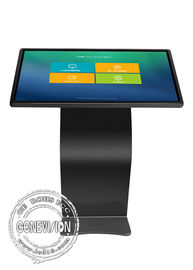 Kiosque interactif d'écran tactile de Windows 10 noirs 55 pouces avec 5G pour l'exposition