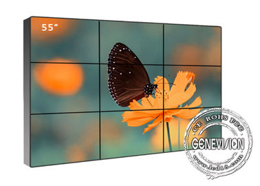 Mur visuel de Signage d'affichage à cristaux liquides Digital avec 3 x 3 diviseur visuel du contrôleur HD de mur