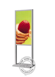 Plancher vertical d'intérieur de Signage de Wifi Android Digital tenant le totem portatif de la publicité d'affichage à cristaux liquides 43 pouces