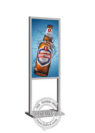 Plancher vertical d'intérieur de Signage de Wifi Android Digital tenant le totem portatif de la publicité d'affichage à cristaux liquides 43 pouces