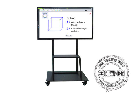 Tableau blanc d'écran tactile de 65 pouces pour l'enseignement d'école