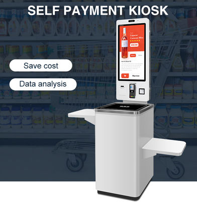 Kiosque d'écran tactile de pouce FHD du paiement 32 de service d'individu