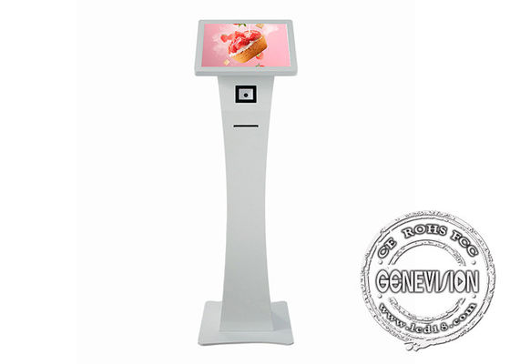 kiosque capacitif de paiement d'individu d'écran tactile de 15in avec le scanner de QR