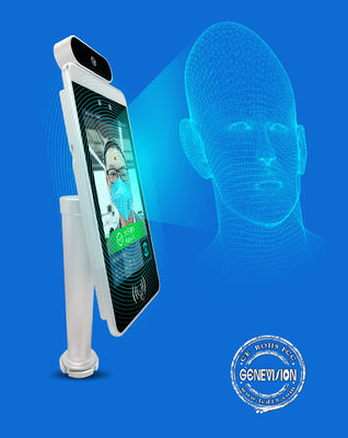 ROHS scanner infrarouge de la température de Touchless de reconnaissance des visages de 8 pouces