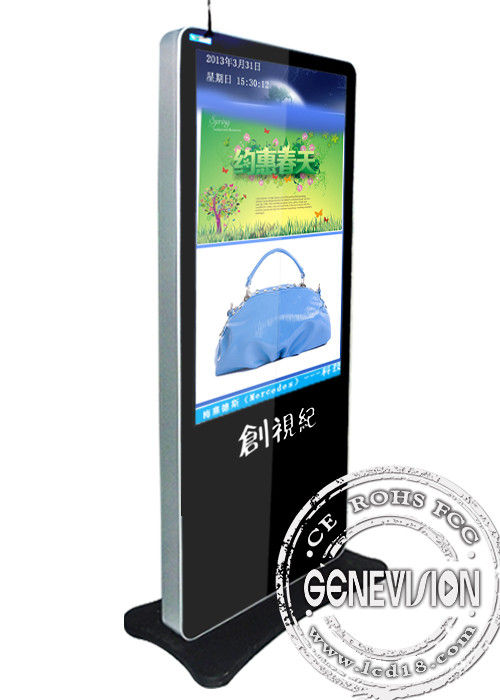 49 Inch Floorstanding Advertising Digital Signage Standee Android Remote Managing Network Totem