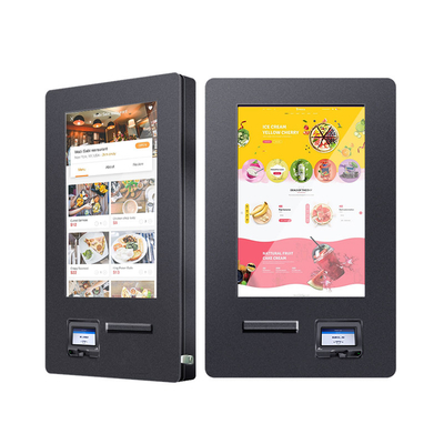 Kiosque imperméable extérieur de paiement de service d'individu fixé au mur