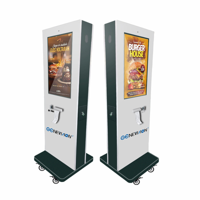 Kiosque extérieur d'ordre d'individu de support de plancher de 32 pouces avec le scanner de NFC Code QR