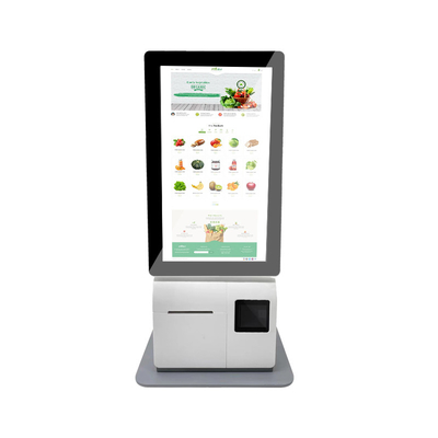 Construction de kiosque de paiement de Digital de côtés de l'écran tactile deux dans l'imprimante And Scanner