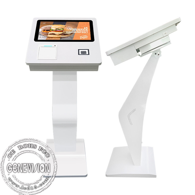 Kiosque de service d'individu d'affichage à cristaux liquides écran tactile de 15,6 pouces avec l'imprimante And Scanner