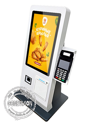 Imprimante de reçus sur le comptoir Écran tactile Kiosque de libre-service Terminal POS 21,5 pouces Apple VAS