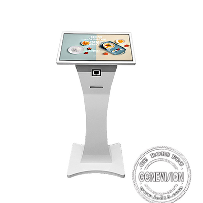 Imprimante And Scanner Built de kiosque de service d'individu d'affichage à cristaux liquides de 21,5 pouces dans le support de plancher 