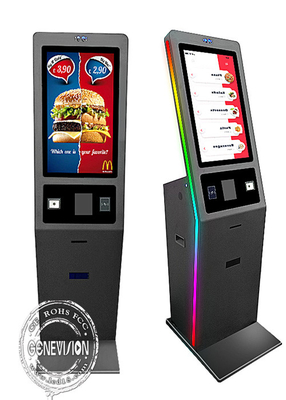 Kiosque automatisé de service d'individu de vente de 27 pouces avec l'appareil-photo facial de reconnaissance