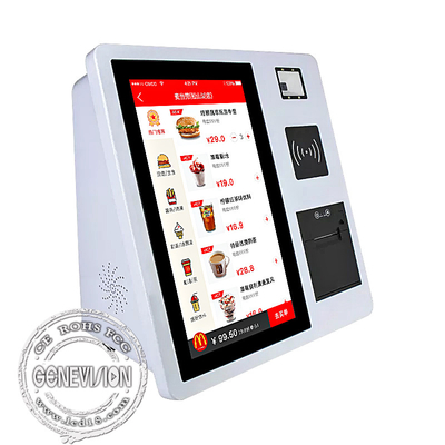 Kiosque d'écran tactile d'impression de billet de commande de nourriture pour le libre service de restaurants de marchés