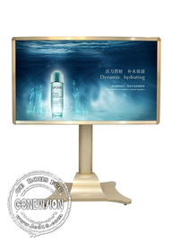 Totem de publicité rotatif visuel audio de moniteur d'écran tactile