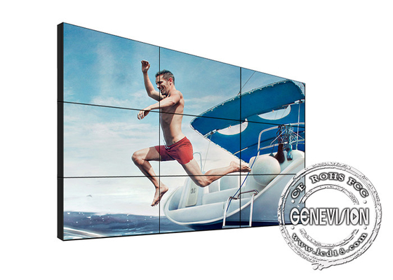 65 encadrement étroit visuel de épissure du mur 3.5mm de Signage de Digital de pouce