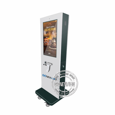 Affichage numérique extérieur de 32 pouces Ip65 Smart Display avec scanner de code Qr et imprimante