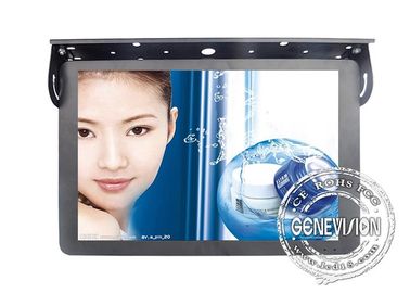 Écran stéréo de publicité à la TV D'autobus d'affichage à cristaux liquides de la vraie couleur 18,5 » 500cd/m2 d'éclat