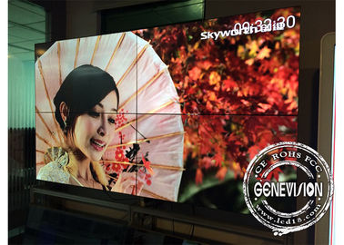 Ccc 250W de 55 pouces d'affichage à cristaux liquides Digital de Signage de mur encadrement visuel 1.8mm d'étroit ultra