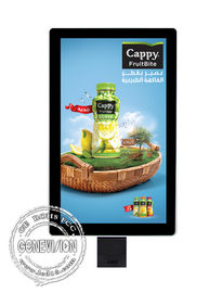 la publicité à télécommande de magasin de détail d'affichage d'affichage à cristaux liquides de bâti de mur de lecteur de code à barres 1080p