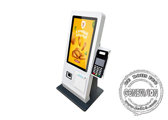 15.6 pouces écran tactile Moniteur Android PC Kiosque Imprimante tout en un seul toucher PC Centre commercial Hôtel Kiosque Kiosque de paiement