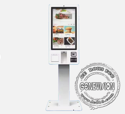 Restaurant de restauration rapide Kiosque de terminal de libre-service Commande et paiement de factures Kiosque d'impression