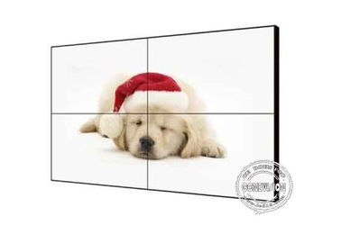 Fonction visuelle d'épissure de l'affichage à cristaux liquides TV Multiscreen de mur de Signage professionnel fixé au mur de Digital