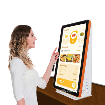 21Écran tactile de bureau de 5 pouces, machine de paiement en libre-service, couleur orange