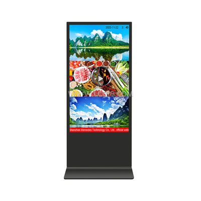 Kiosque d'affichage numérique LCD Wifi Android de 55 pouces avec serveur cloud logiciel