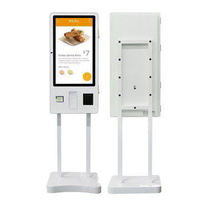 Bureau/colonne de 32 pouces Android ou Windows Kiosque en libre-service avec scanner d'imprimante