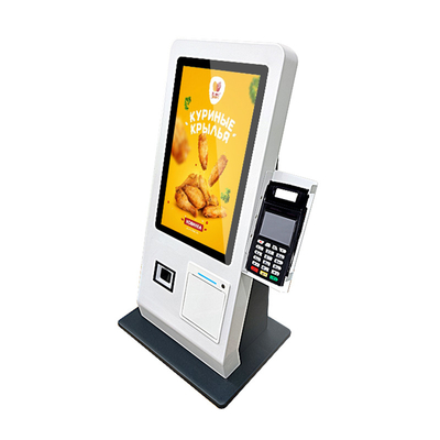 Paiement de commande d'automatisation de borne de service d'individu de kiosque de restaurant de bureau de 15,6 pouces