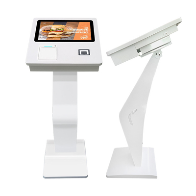 Kiosque d'écran tactile de service d'individu de paysage de scanner de WiFi de 15,6 pouces avec l'imprimante Free Standing