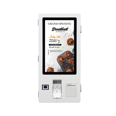 Métal interactif de 32 de pouce d'individu kiosques de service commandant la machine terminale de paiement
