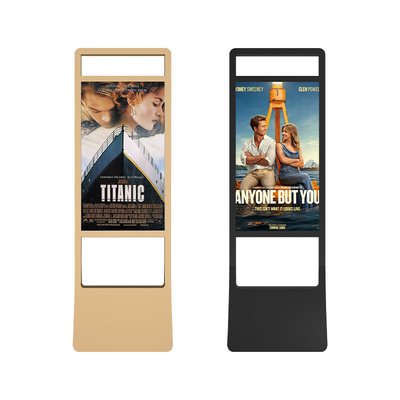 Affichage publicitaire de 43-55 pouces Lecteur vidéo double face avec prise en charge Wifi 2.4G/5G