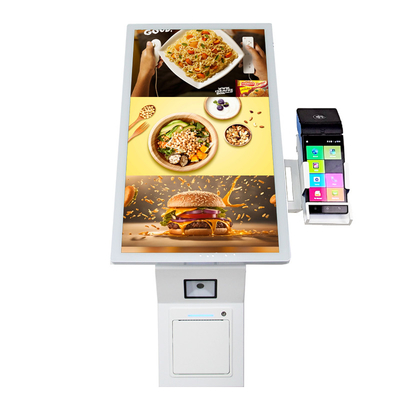 Machine de paiement automatique à écran tactile de 21,5 pouces montée sur le mur Compteur haut sans argent liquide PC Android tout en un