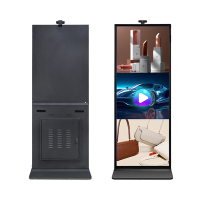 70' verticale plein écran 4K IR écran tactile écran LCD étendu Kiosque publicitaire avec caméra