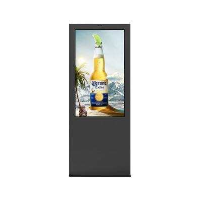 Lecteur d'affichage numérique extérieur de 65 pouces lisible par le soleil IP65 imperméable à l'eau pour la publicité