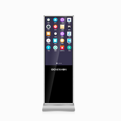 43 pouces Totem Super Slim écran tactile Digital Signage Kiosque avec logiciel CMS gratuit