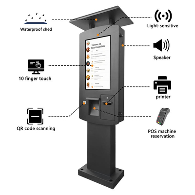 Écran tactile extérieur, kiosque de paiement, étanche IP65