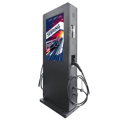 Chargeurs de véhicules électriques de 43 pouces Kiosque d'affichage numérique extérieur LCD Android 7KW 22KW USA Mode Chine