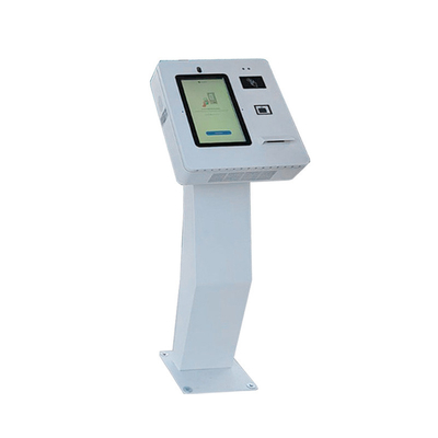 15Kiosque de paiement sans espèces de 6 pouces avec imprimante autocollant intégrée Caméra microphone NFC et scanner de code QR étanche